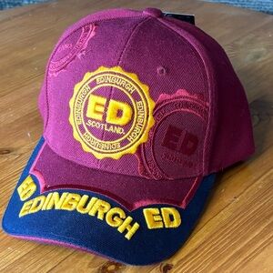 NWT Edinburgh Scotland Strapback Hat